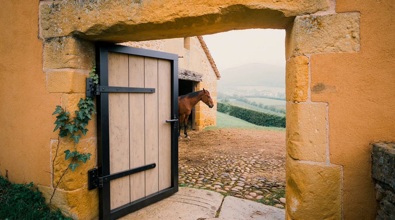 Entrée, Élevage des Oirées, centre équestre à Saint-Forgeux